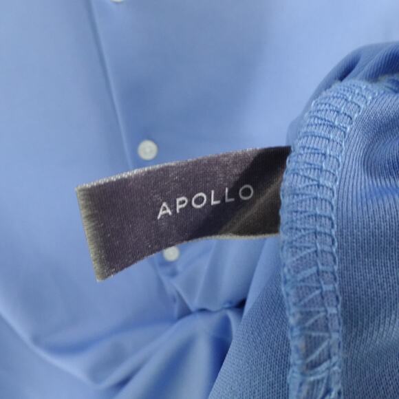 Ministry Of Supply Shirt Mens Medium Blue Apollo Long Sleeve Button Up Casual - Picture 12 of 13